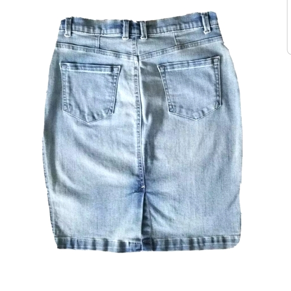 Lee Platinum Label Jean Skirt Stretch sz 4 / 6 - Picture 7 of 8